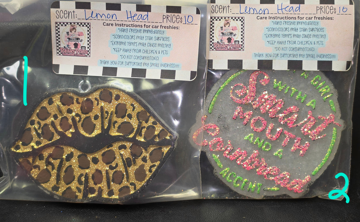 Car Freshies by Paisley's Handmade Creations