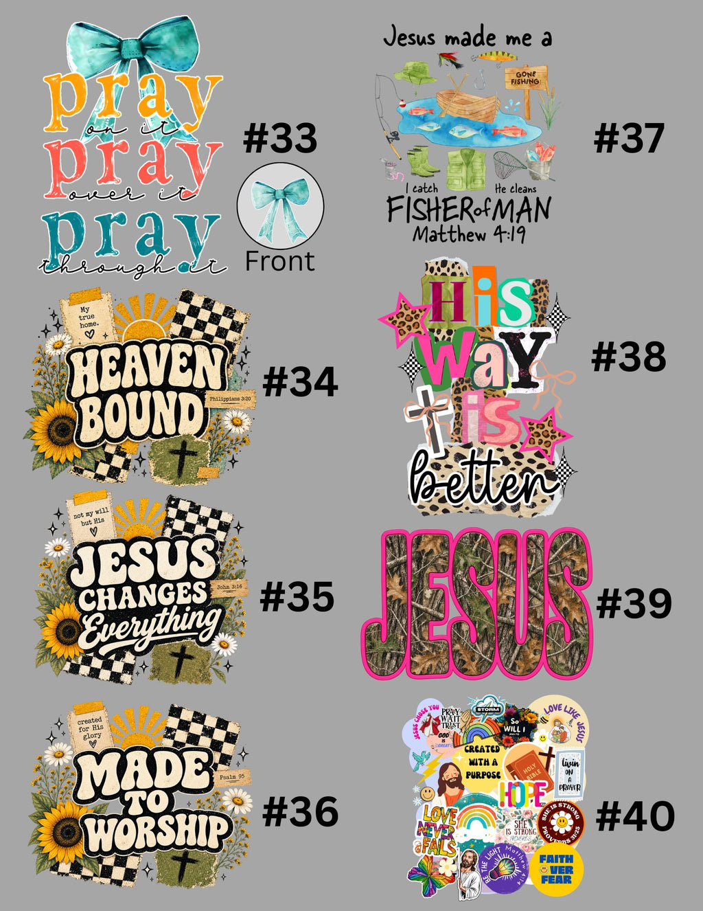 Custom Faith Based Short Sleeve Shirt Adult & Youth