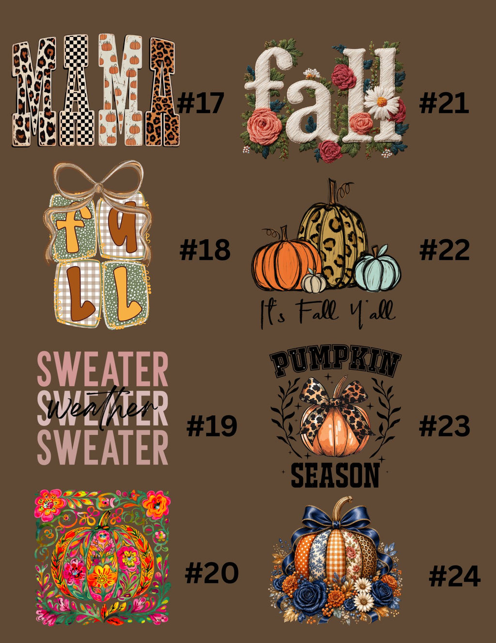 Custom Fall Sweatshirt Adult & Youth