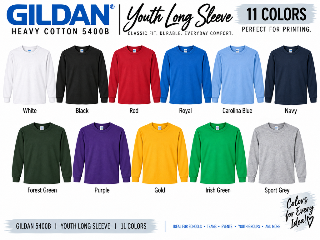 Custom Faith Based Long Sleeve Shirt Adult & Youth