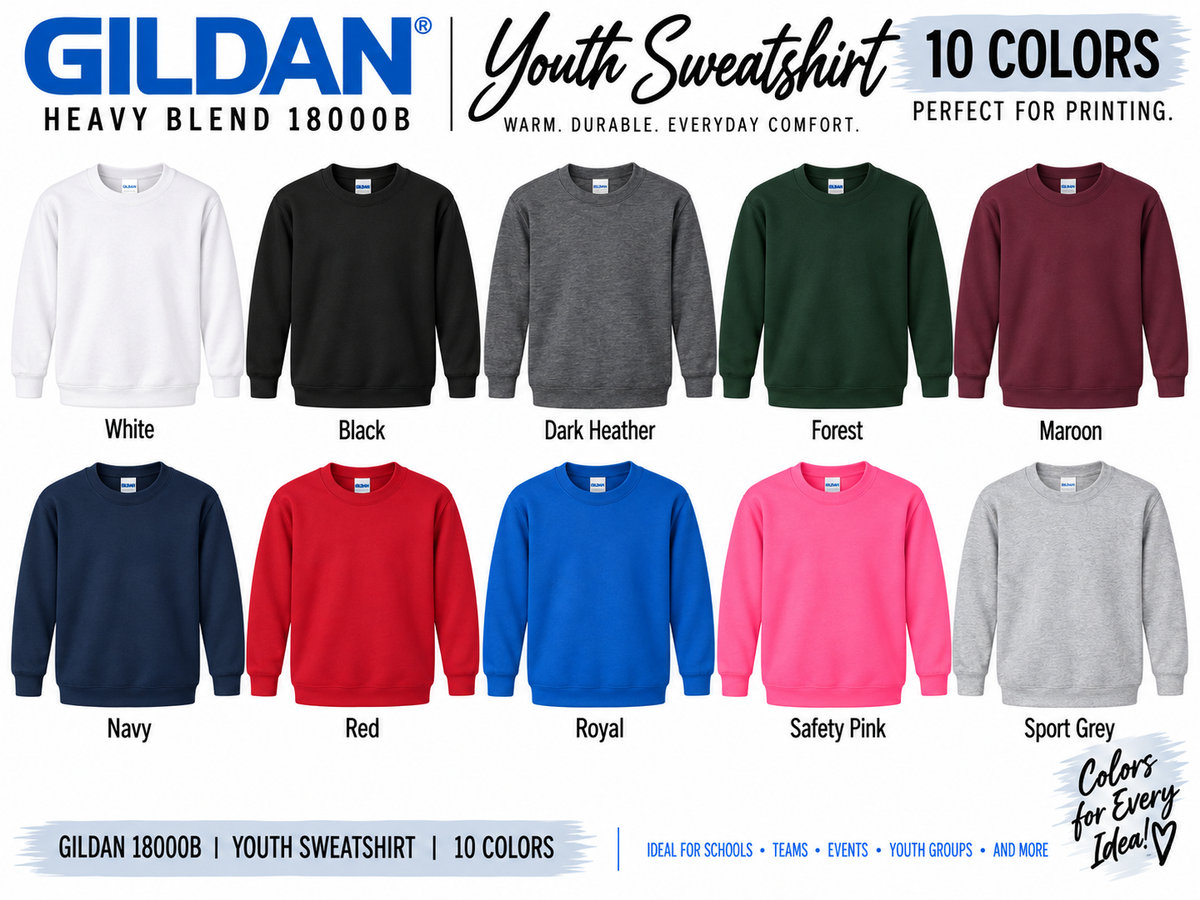 Custom Fun Cute Misc. Sweatshirt Adult & Youth