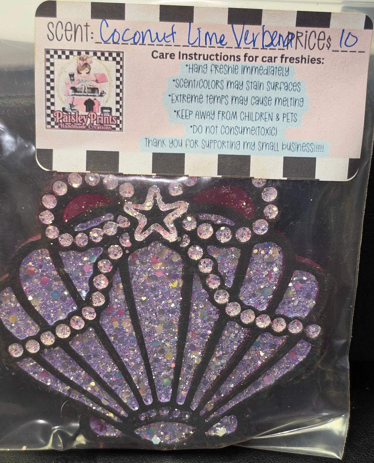 Car Freshies by Paisley's Handmade Creations