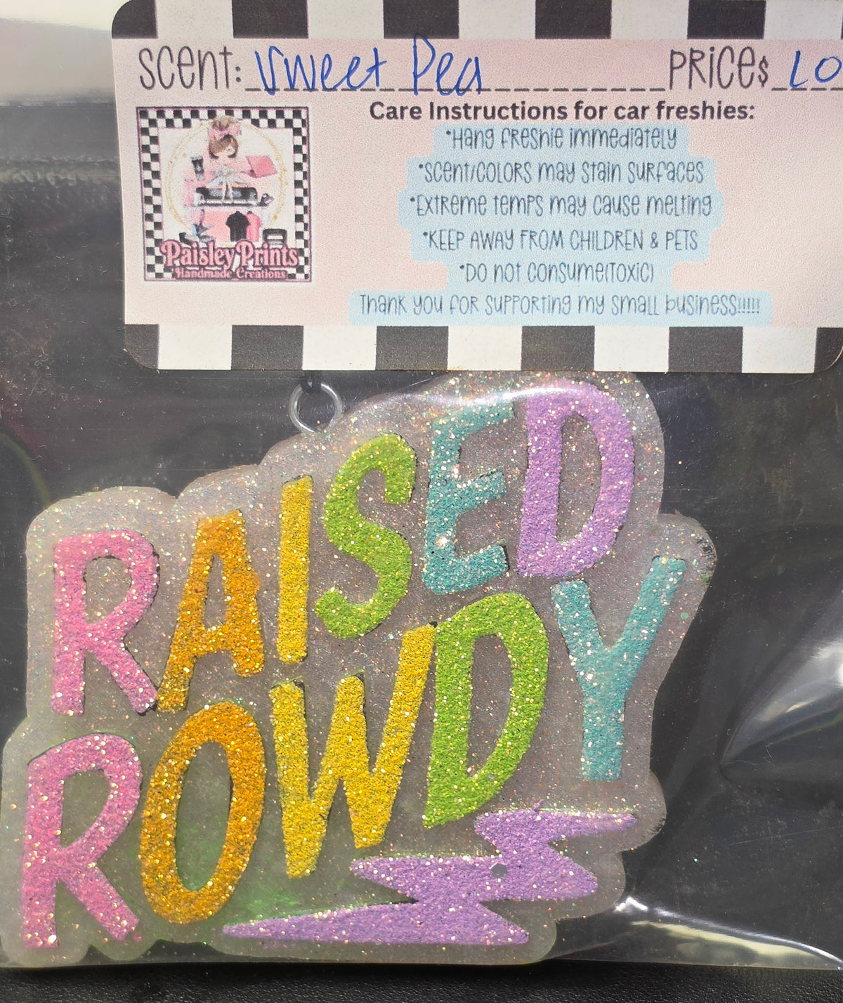 Car Freshies by Paisley's Handmade Creations