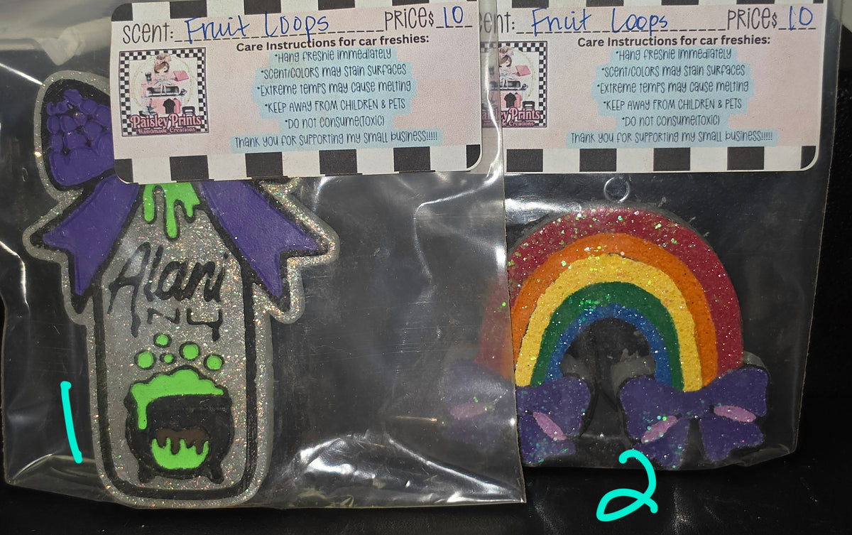 Car Freshies by Paisley's Handmade Creations
