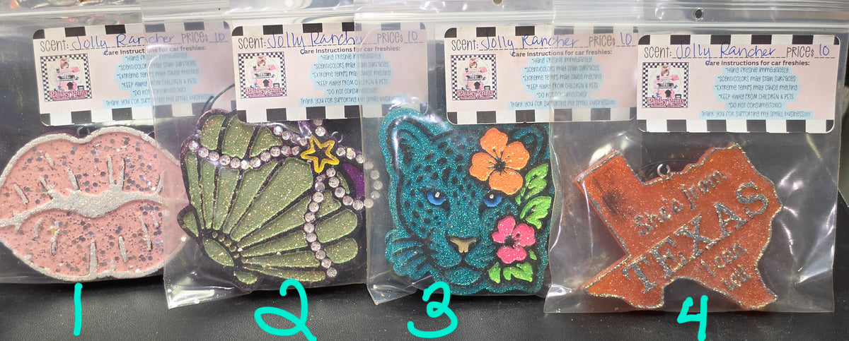 Car Freshies by Paisley's Handmade Creations