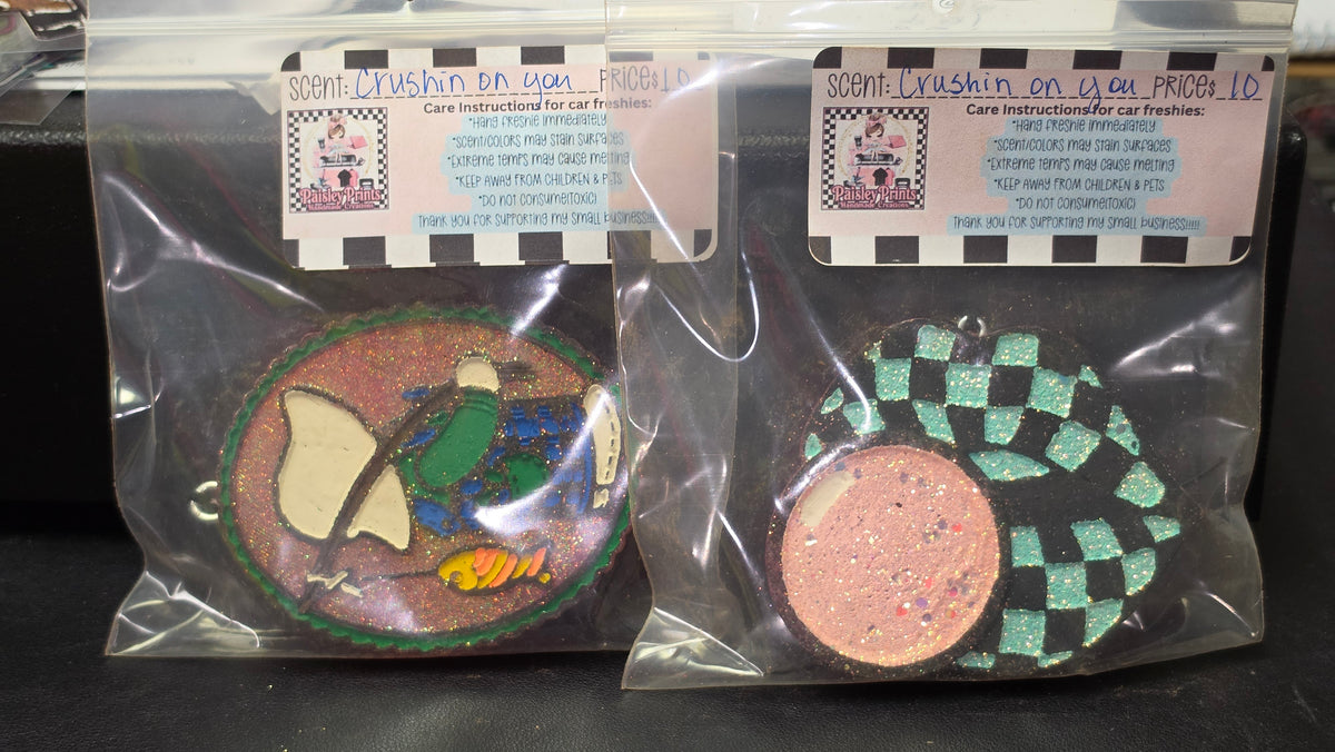 Car Freshies by Paisley's Handmade Creations